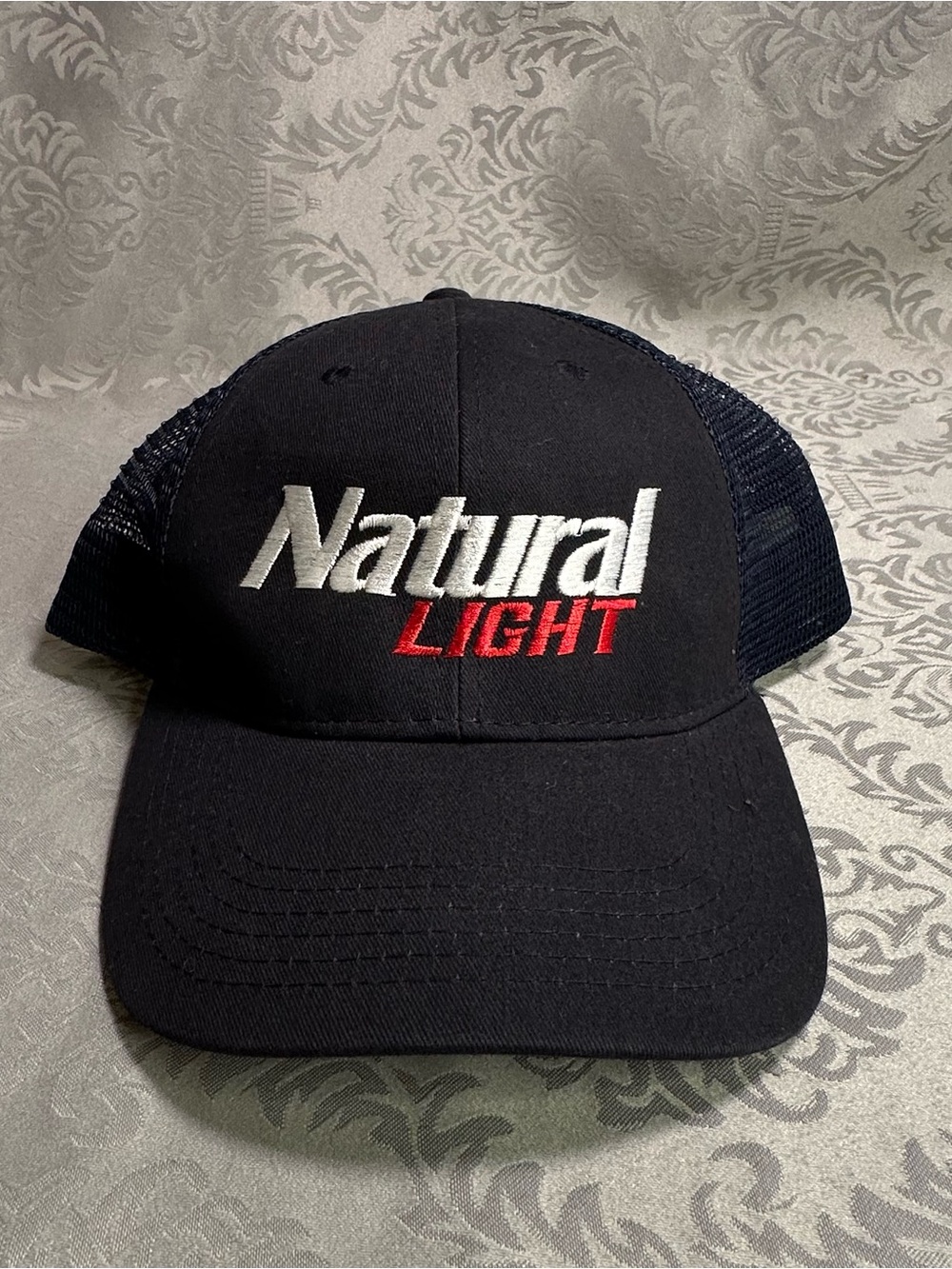 Natural Light Beer Vintage Look Hat Sport Trucker Snap Back Mesh OS